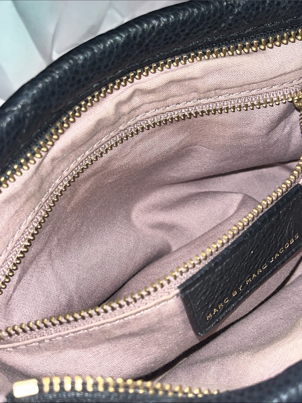 Marc by Marc Jacobs Black Quilted Pebbled Leather Crossbody - Picture 11 of 15